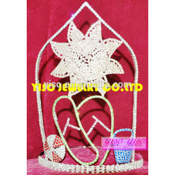 fashion princess vacation crystal tiara for girls